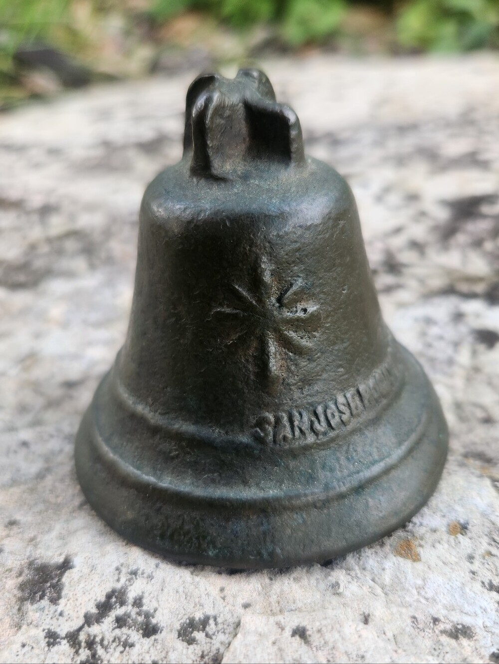 Collectable Vintage Brass Bell Saint Joseph